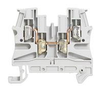 Bloc de jonction de passage Viking 3 - 4mm2 - 1 jonction - 2 Entrées/2 Sorties - Gris