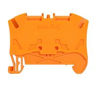 Legrand 037220 Bloc de Jonction de Passage à Ressort Viking3 avec 1 Jonction, 2 Conducteurs, 1 Entrée, 1 Sortie, Pas 5mm, Orange