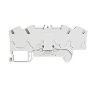 Legrand 037246 Bloc de Jonction de Passage à Ressort Viking3 avec 1 Jonction, 4 Conducteurs, 2 Entrées, 2 Sorties, Pas 5mm, Gris