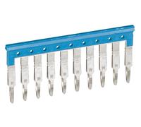 Legrand Peigne 037500 Viking3 pour 10 blocs de jonction pas 5 mm vis ou ressort Bleu