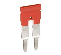 Legrand 037505 Peigne pour 2 Blocs de Jonction à vis ou Ressort Viking3 pas 6mm, Rouge