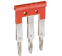 Legrand 037507 Peigne pour 3 Blocs de Jonction à vis ou Ressort Viking3 pas 8mm, Rouge