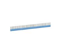 Legrand 037662 Embout de Câblage à Collerette Isolante Starfix Simple en Bande pour Conducteurs Section 0.75mm², Bleu