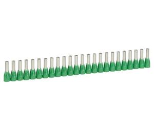 Legrand 037668 Embout de Câblage à Collerette Isolante Starfix Simple en Bande pour Conducteurs Section 6mm², Vert