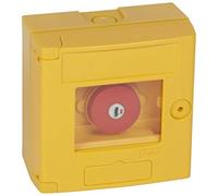 Legrand 038002 Coffret Bris de Glace Coup de Poing IP44, Montage en Saillie, Jaune