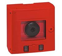 Legrand 038024 Coffret Bris de Glace Double Position IP44 avec 2 Voyants, Montage en Saillie, Rouge