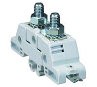 Legrand 039031 Viking3 Bloc de Jonction de Puissance nu Plage pour Rail Asymétrique avec Raccordement, 35mm² et Pas 26mm