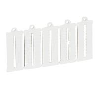 Legrand 039500 Viking3 Plaque de 100 Repères Prédécoupés Vierges pour Bloc de Jonction, Pas 5mm
