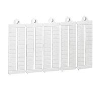 Legrand 039501 Viking3 Plaque de 100 Repères Prédécoupés Vierges pour Bloc de Jonction, Pas 6mm
