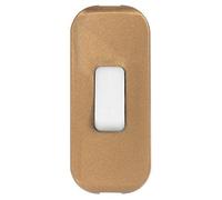 Legrand 040185 Interrupteur à Bascule à Touche Luminescente, Coupure Bipolaire, 2A, 250V, Vieil Or