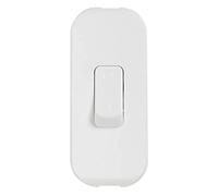Legrand Interrupteur à bascule 040192 – coupure bipolaire 2 A 250 V – touche de couleur – blanc