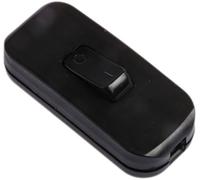 Legrand 040194 Interrupteur à Bascule à Touche de Couleur et Coupure Bipolaire, 2A, 250V, Noir