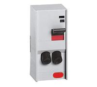 Legrand 046187 Combiné Pac à Cartouches Pac Saillie à Voyant, 20A, 2P, Gris Clair, Lot de 10