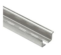 Legrand 047723 Rail Din Symétrique avec Oblongs à Couper, 15mm Profondeur, 2m Longueur