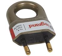 Legrand 050313 Petit - prises avec anneau Poignée (10 A, 2300 W, 230 V Couleur Or