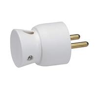 Legrand Fiche plastique 050416 - 2P+T 16A Franco-belge sortie latérale Blanc
