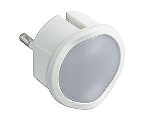 Legrand 050678 Veilleuse Lampe Torche avec Batterie avec 2 LEDs Haute Luminosité et Fiche, 2P, 10A, Blanc