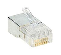 Legrand 051704 Fiche RJ45 Catégorie 5e 9 Contacts pour Câble Rond, 11.7mm Largeur