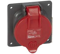 Prise à entraxes unifiés Hypra 16A - 3P+N+T - 380V~ à 415V~ - plastique - IP44