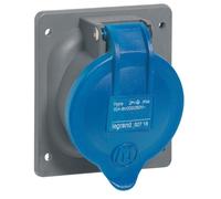 Legrand 052718 Plastique Prise à Entraxes Unifiés Fixe Hypra IP44, 32A, 200V à 250V, 2P+T