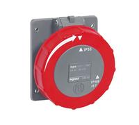 Legrand 053050 - Socle tableau entraxe unifié Hypra IP66/67-55 32A 380/415V - 3P+T - plast