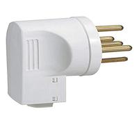 Legrand 055157 Fiche avec Serre-câbles, 3P+N+T, 20A, Blanc