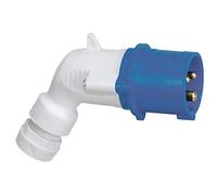 Fiche Coudée Mâle 32 Ampères 2P+T Ip44 Bleu - Legrand 056473