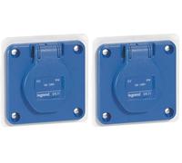 Legrand 057671 SSDO encastrable 16A, bleu F (Lot de 2)