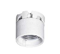 Legrand 060130 E27 Douille en Porcelaine pour Éclairage Public avec Frein de et Jupe de Protection