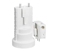 Legrand Douille DCL E27 060135 compacte, livrée avec fiche, blanc