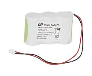 Legrand 061096 Ni-Mh Batterie, 6V, 2.2Ah pour BAES D'ambiance à LEDs IP43 et IP67 ECO2