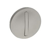Legrand Enjoliveur étroit Céliane 065101 pour interrupteur, Poussoir Soft – Finition Titane