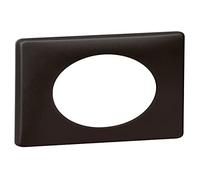 Legrand 066741 Plaque Céliane Poudré, 1 Poste, Finition Basalte