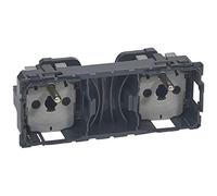 Legrand 067124 Prise de Courant Double Précâblée Standard, 2P+T