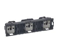 Legrand 067126 Prise de Courant Triple Précâblée Standard, 2P+T