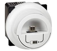 Legrand 067462 Chargeur Double USB Céliane, Type A, 2.4A, 12W
