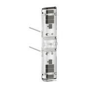 Legrand 067686L Voyant Lumineux Easy-Led Brochable à LEDs Blanches pour Mcanismes Mosaic, 230V, Gris