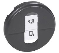 Legrand 067951 Enjoliveur Céliane pour Prise RJ45, Finition Graphite, Lot de 1