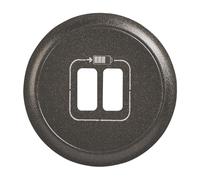Enjoliveur Céliane prise double pour chargeur USB graphite - Legrand 067956