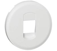 Legrand 068211 Enjoliveur Céliane pour Prise Haut Parleur Simple, Blanc, 1 Unité