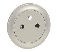 Legrand 068411 Enjoliveur Céliane pour Prise de Courant 2P+T Surface, Finition Titane, Lot de 1