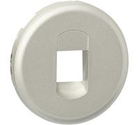 Legrand Enjoliveur Céliane 068511 pour prise haut-parleur simple, finition Titane, lot de 10