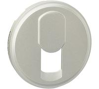 Legrand 068537 Enjoliveur Céliane pour Prise Téléphone pour Réseau Mixte et Basique, Finition Titane, Lot de 10