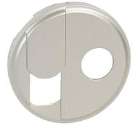 Enjoliveur pour prise téléphone RJ 45 + TV simple programme Céliane titane LEGRAND 068539