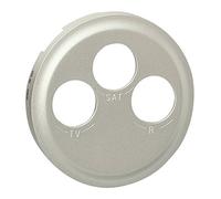 Legrand 068585 Enjoliveur Céliane pour Prise TV-R-SAT, Finition Titane, Lot de 10