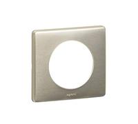 Legrand 068905 Plaque Céliane Métal 4 à 5 Modules, Titane