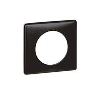 Legrand 068988 Plaque Céliane Métal 2 Postes pour Rénovation, Entraxe 57mm, Carbone