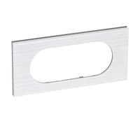 Legrand 069015 Plaque Céliane Matières 4 à 5 Modules, Corian Cannelé