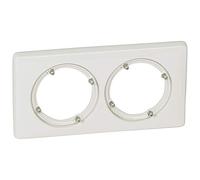 Legrand Plaque Céliane 069072 IP44 2 postes Blanc