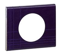 Legrand 069441 Plaque Céliane Matières 1 Poste, Cuir Pourpre Couture